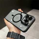 Luxury Magnetic Shockproof Phone Case for iPhone 16/15/14/13/12/11/17 Pro Max