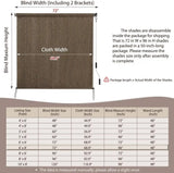 Outdoor Sunshade Roller Shades 6' W x 8' H, Cordless Roll Up Shade Blinds Privacy Screen