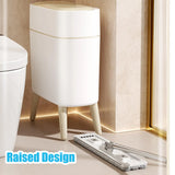 Motion Sensor Trash Can 2.5 Gal Smart Waste Bin Automatic Touchless Slim Bathroom