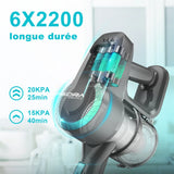 YISORA N300 Cordless 20Kpa Ultra Lightweight Stick Vacuum for Carpet