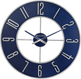 Activity priceBlue Steel Oversize Wall Clock |Model C4809, 27" Diameter