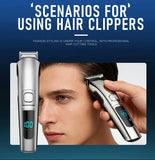 Ufree Beard Trimmer for Men, Waterproof Electric Razor for Nose, Body, Face & Mustache, Cordless