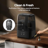 Top Fill Humidifiers for Bedroom, 4.0L Tank Cool Mist Humidifiers for Large Room, 30H Runtime, 28dB Quiet Ultrasonic Air Humidi