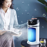 Portable Air Conditioner Desk Fan, Quiet Electric Fan for Home Office