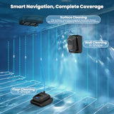 Cordless Robotic Pool Cleaner for Inground Above Ground Pools Smart