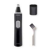 Ear and Nose Hair Trimmer for Men with Vacuum Cleaning System Powerful Motor and DualEdge Blades for Smoother