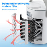 Mini Portable Air Conditioner Fan, Mobile Small Conditioning Fan for Room