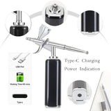High air Flow Airbrush Kit Portable Rechargeable Cordless Mini Handheld Airbrush Gun for Barber Styling