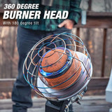 45,000 BTUs 540Degree Portable Backyard Tank Top Space Heater 2 Pack