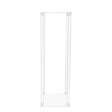 10Pcs Acrylic Vase Wedding Flower Stands Set, 23.6"H Clear Column Rack Geometric Display Stand