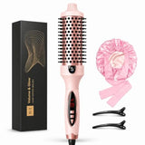Thermal Brush, Heated Round Brush with 5 Heat Settings and LED Display, 1.5 inch Negative Ion Thermal Brush