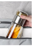 Tea Water Bottle High Borosilicate Glass Double Layer Tea Water Cup Infuser