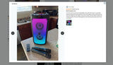 Wireless Bluetooth Speaker, Karaoke Machine with 2 Microphone, Home