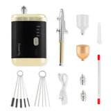30Psi High Pressure 3 Levels Portable Airbrush For Nails Art Paint Facial Makeup Cake Pastry Painting