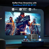 Magcubic HY350GTV Projector with 4K TV stick 1080P 900 ANSI  Native