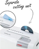10-Sheet Strip-Cut Paper Shredder, P-2 Security Level, 4.8 Gallon