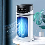 Portable Air Conditioner Desk Fan, Quiet Electric Fan for Home Office