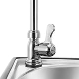 Hand Wash Sink, Corner Basin Sink with Wall Bracket, Triangular Hand Basin Sink for