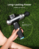 Deep Tissue Percussion Massage Gun with 5 Speeds, 5 Attachments