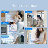3000mAh Tower Fan Wall Mounted Leafless Fan 3 Mode Silent for Home Office