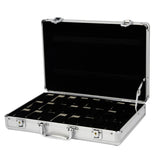 1pc Watch Display Storage Case 6/12/24 Grid Jewelry Watches Display Storage Box Square Case Suede Inside Rectangle Watch Holder