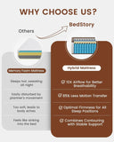 14 Inch Hybrid Mattress with Orthopedic Spinal Support