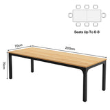 Tribesigns 78.7 Inches Extra Long Computer Desk 2 Person Desk, Double Long Desk