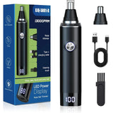 Ear and Nose Hair Trimmer for Men 2025 Professional Painless USB Rechargeable Eyebrow Facial