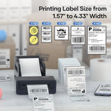 Bluetooth Shipping Label Printer for MAC Windows Phone(iOS, Android) Thermal Label Printer for Small Business and Shippi