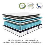 10/12/14 Inch Queen Size Hybrid Mattress, Medium Firm for Pressure Relief