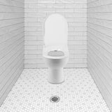 White D-Type PP Non-Electric Bidet Toilet Seat for Elongated