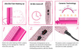 GOIPLE 2 in1 Electric Hot Comb Hair Straightener Brush Fast Heating Flat Iron Styling Brush Wig Kit with