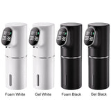 Automatic LED 320ML Liquid Foam Soap Dispenser 5 Adjustable Levels Rechargeable Soap Device Can Wall Mount for Bathroom Kitchen