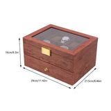 6/12/20/24/30Slots Large-capacity Watches and Glasses Display Box  Suitable for Hold Glasses Watches Jewelry Rings