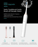Sonic Electric Toothbrush Adult Smart Timing Tooth Brush Teeth Clean MD DC PRINT