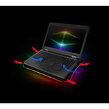 Massive 20 RGB Steel Mesh Panel Single 200mm Fan 10"‐19" Laptop Notebook