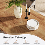 Tribesigns 70.87-Inch Large Dining Table: Wood Long Dining Room Table