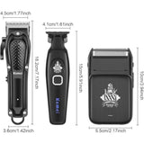 Cordless Hair Clippers for Men Beard Trimmer Electric Razor Rechargeable Electric Barber Hair Cutting