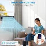 6000 BTU Window AC with Washable Filter,Quiet Operation,Up to 269 Sq. Ft
