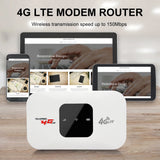 4G/5G Mobile WIFI Router 150Mbps 4G LTE Wireless Router 2500mA Portable