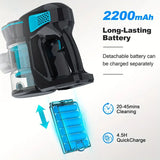 INSE V770 Cordless Handheld Vacuum Cleaner 6-in-1 20KPa for Carpet Bed