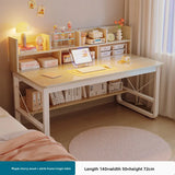 New Model Desk Bookshelf Integrated Student Writing Desk Simple Office Desk