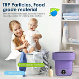 Mini Foldable Washer Portable Washing Machine Spin Dryer Washer For Camping Travel Home Underwear Sock