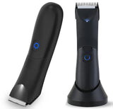 Hatteker Groin Area Hair Trimmer Lawn Mower Ceramic Blade Waterproof Wet Dry Clippers Pubic Armpit Body Hair