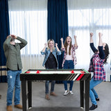 4 in 1 49' Combo Game Table with Foosball Table, Pool Billiards, Air Hockey