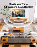 ULTIMEA 5.1 Virtual Surround Soundbar, 3D Surround Sound System, Soundbar for TV with Subwoofer
