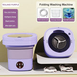 Mini Foldable Washer Portable Washing Machine Spin Dryer Washer For Camping Travel Home Underwear Sock