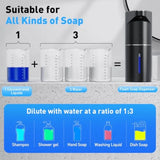 Automatic Soap Dispenser, Touchless Hand Wall Mount Rechargeable 3 Gear Adjustable