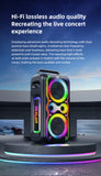 ZEALOT-PT21 200W Portable Wireless Bluetooth Speaker with Subwoofer