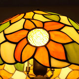 Reading Desk Lamp, Stained Glass Bedroom Table Lamp, 12-inch For Bedside